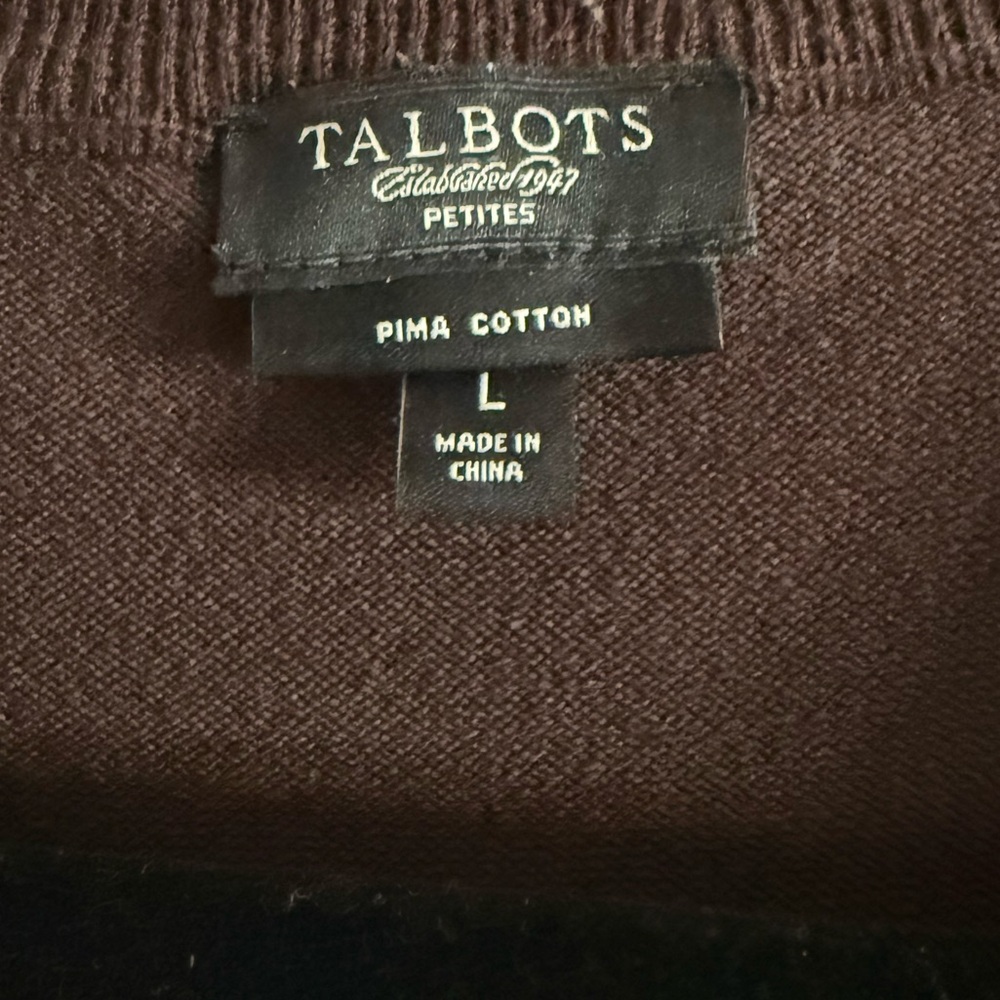 Talbots Brown Cardigan - Picture 4 of 4